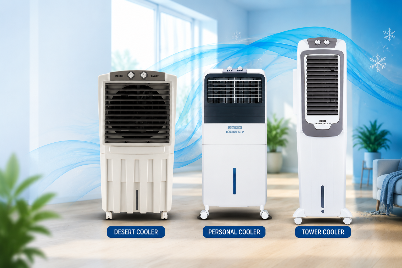Desert, Personal, or Tower: Which Usha Air Cooler is Right for You?